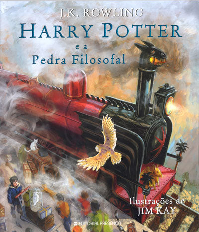 Harry Potter e a Pedra Filosofal - Edição Ilustrada - Livro de J.K.  Rowling, Jim Kay, Jim Kay – Grupo Presença