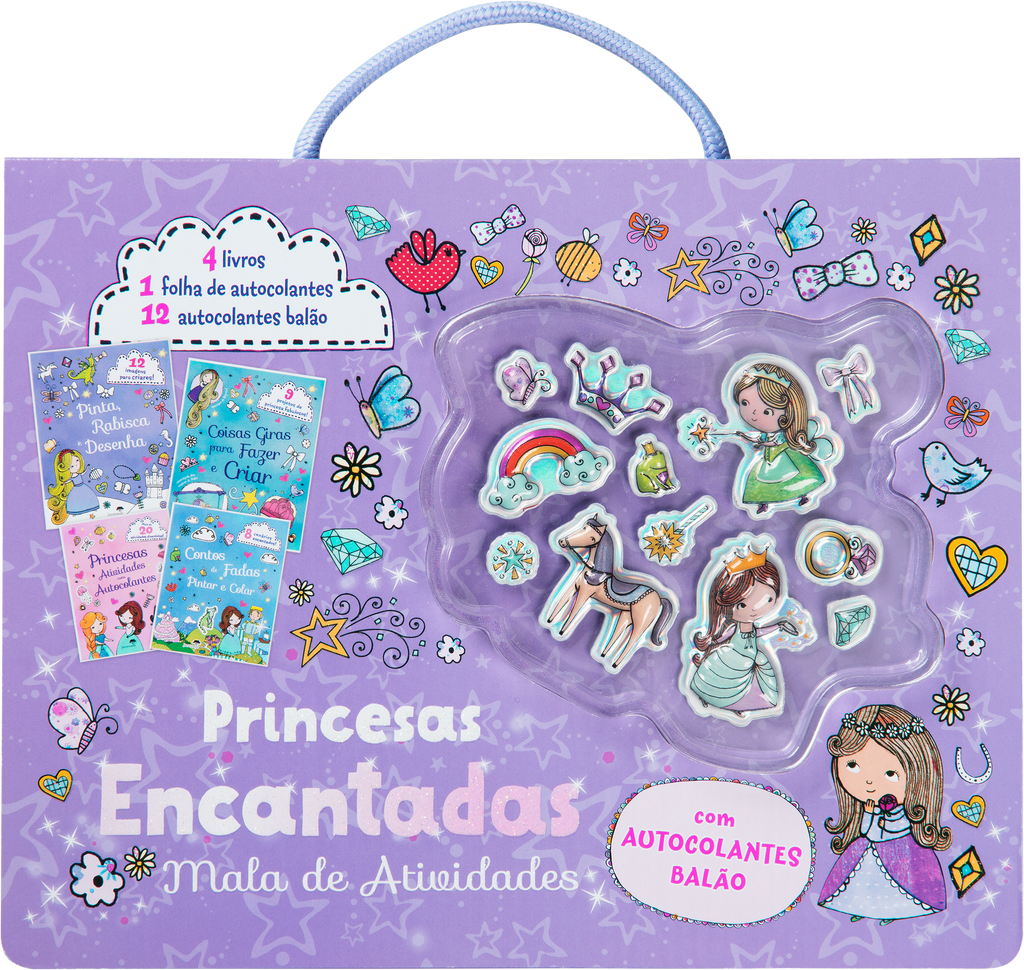 Princesas Encantadas - mala de atividades com autocolantes - Livro de AAVV  – Grupo Presença